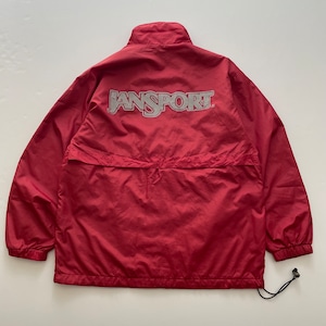 -USED- JANSPORT REFLECTOR NYLON JKT -RED- [L相当]