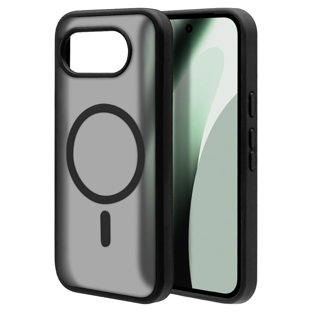 ラスタバナナ ケース カバー Google Pixel 10a 専用 ハイブリッド 耐衝撃吸収 マグネット内蔵 BK×FBK 9362P10AHPMFBK