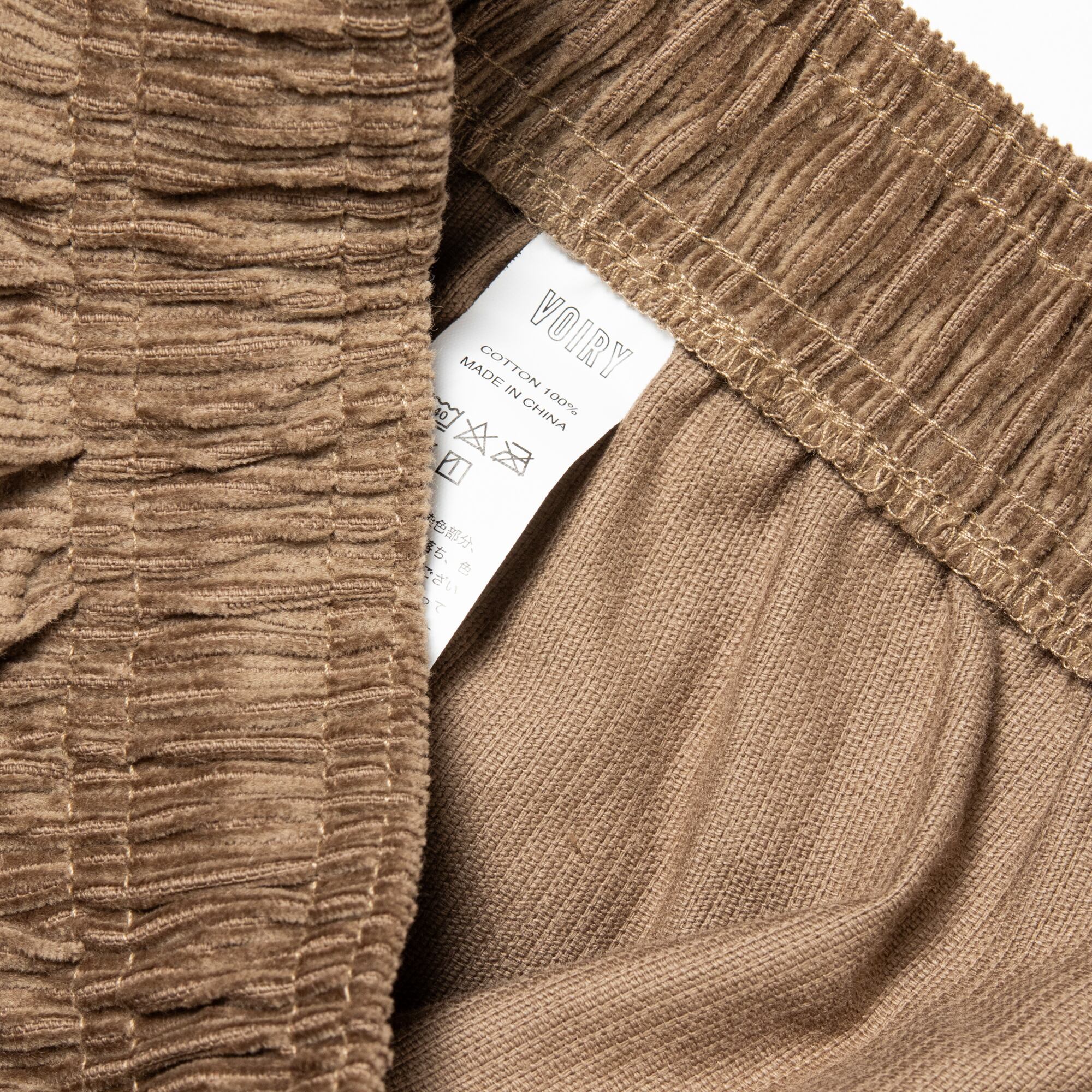 VOIRY SUNDAY PANTS-CORDUROY L-BROWN / VOIRY | PEPS