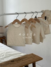 【取寄/韓国直送】Aosta 26/SM リンネンタンクトップ｜夏服｜韓国子供服