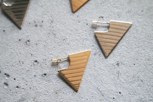 Triangle cymbal earrings【ピアス】