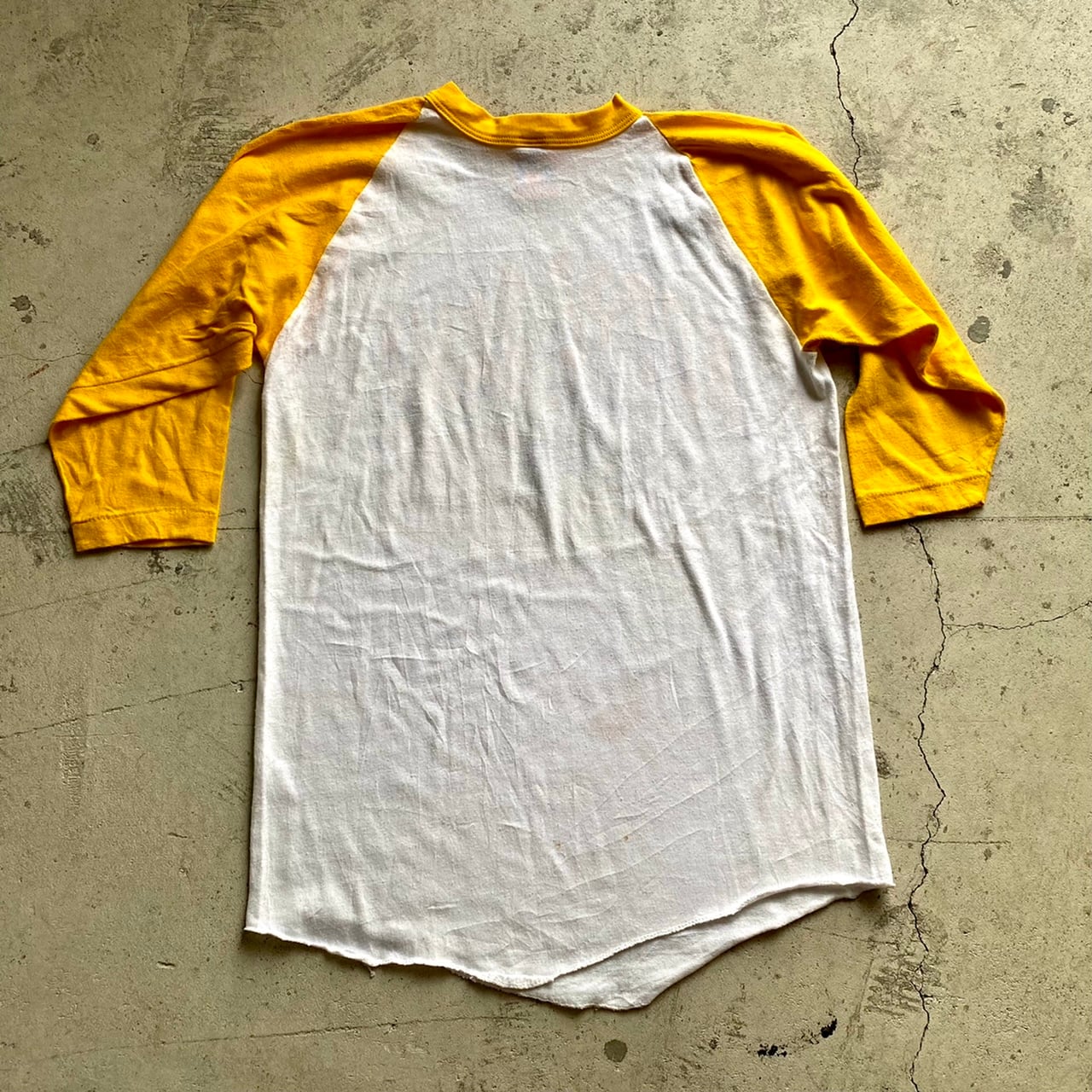 used 古着 70s 7分袖 ラグラン ベースボール ノートルダム カレッジ T 