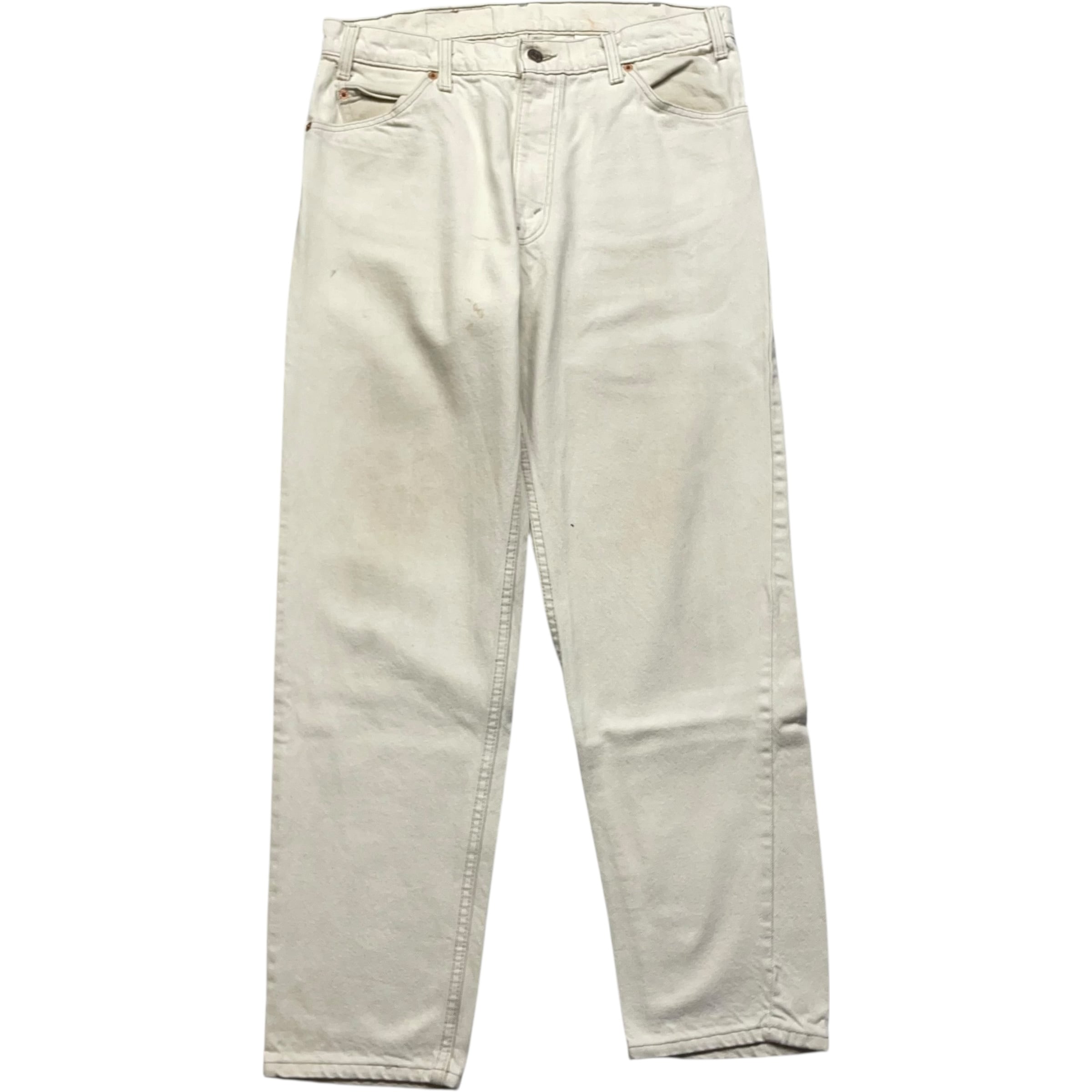 《実寸W33L28.5》 Levi's リーバイス550 デニムパンツ ホワイト no.9240