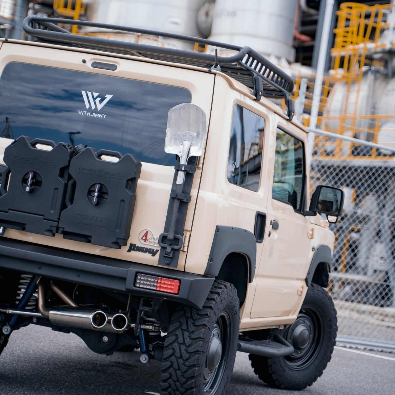SYMBOL LOGO カッティングステッカー Lサイズ (4カラー) | WITH JIMNY