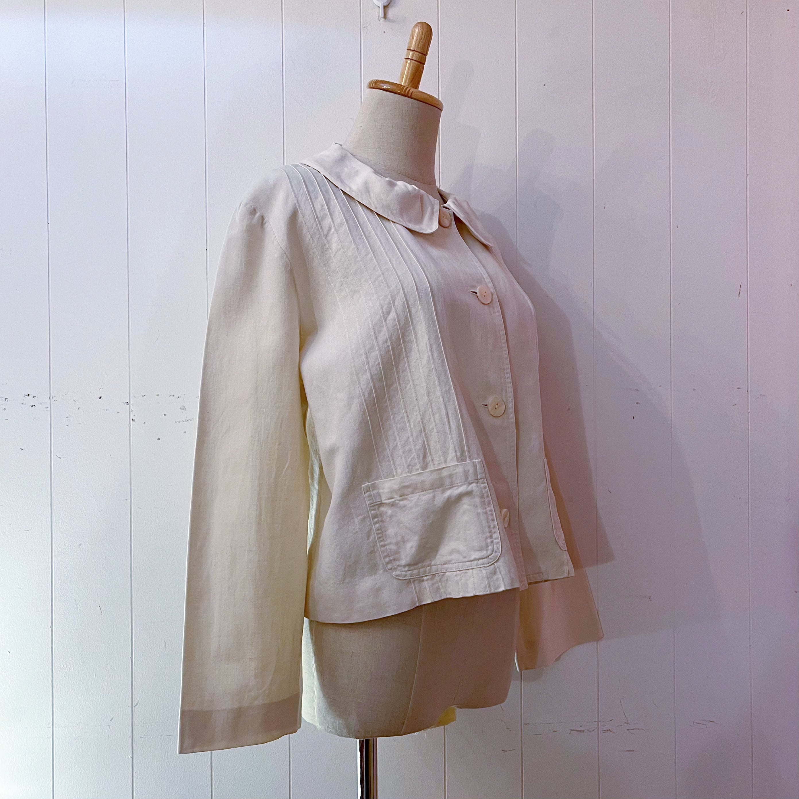 NOUGAT SUGAR / off white cotton jacket