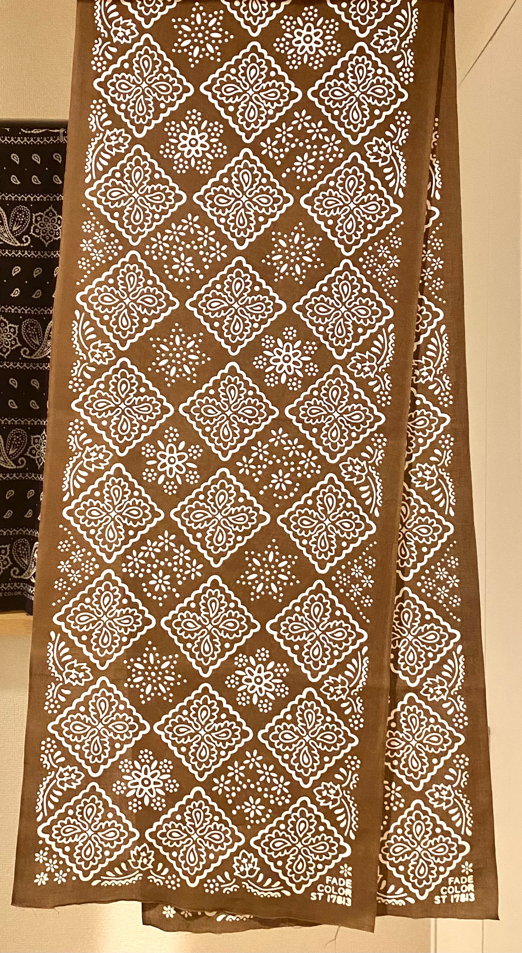 新色 注染手ぬぐい ／ST17813 CACAO【並んだクッキー】 スゲー