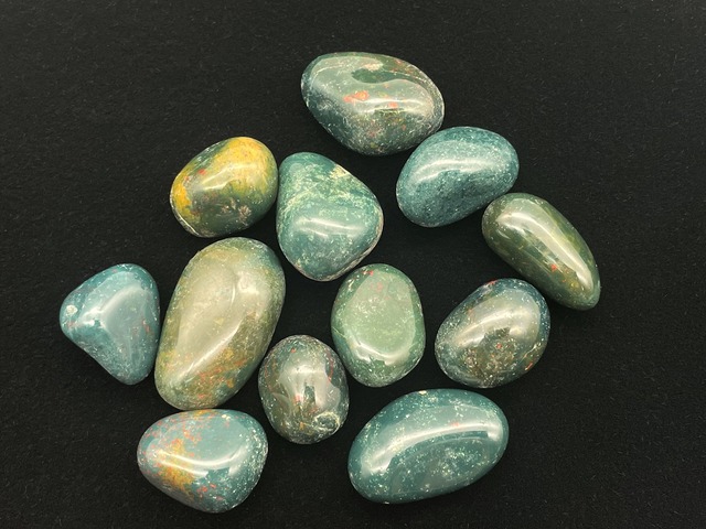 タンブル12個セット（ブラッドストーン）