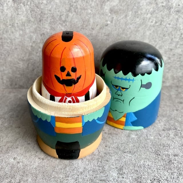 ハロウィン 木製マトリョーシカ | 瀬尾商店
