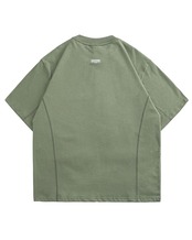 切り替えステッチオーバーサイズTシャツ S0613
