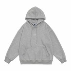 Pocketed Oversized Long Sleeve Sweat Parka ◇3color H0839