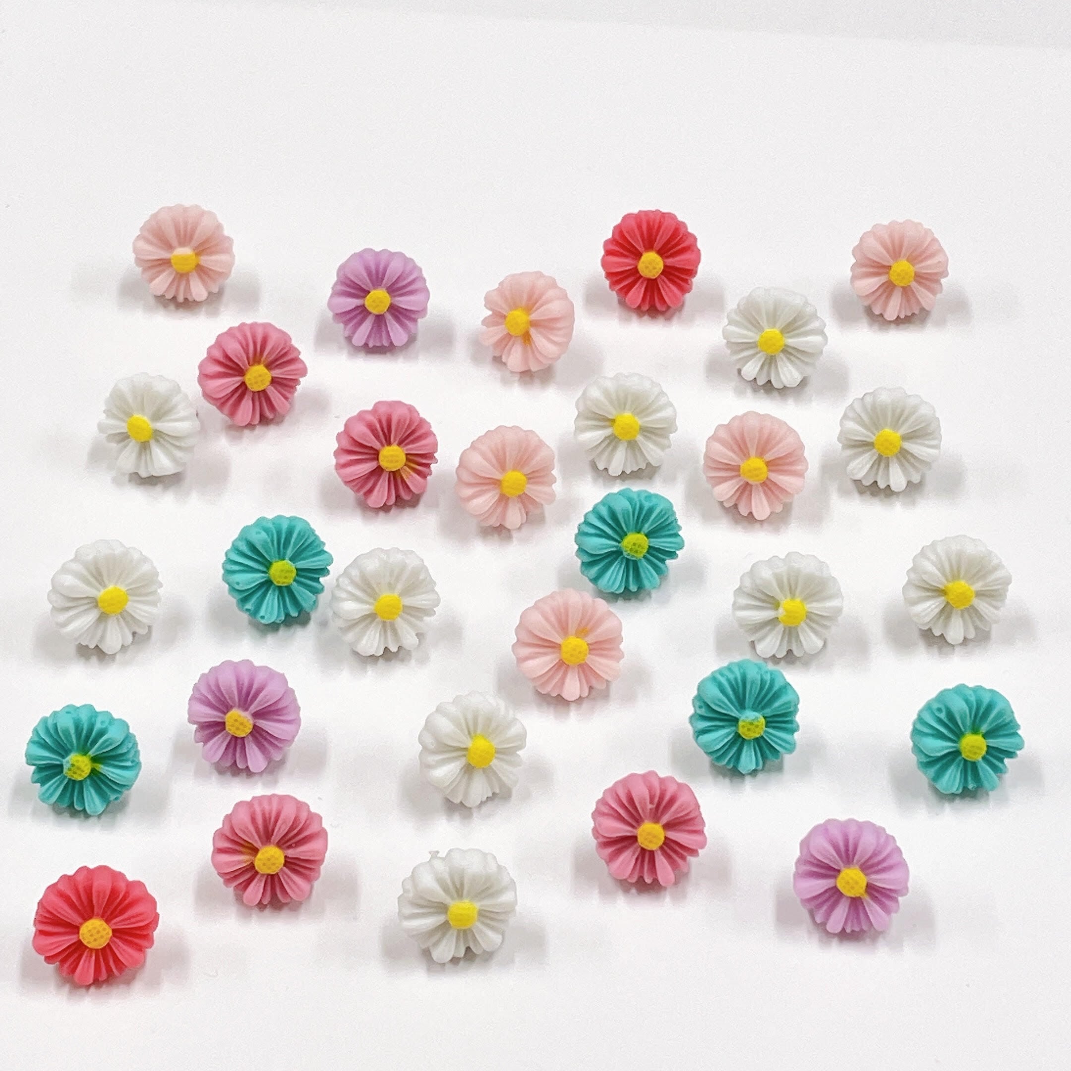デイジー フラワー 画鋲 ピン 】 30個入 花 かわいい 画びょう 押し