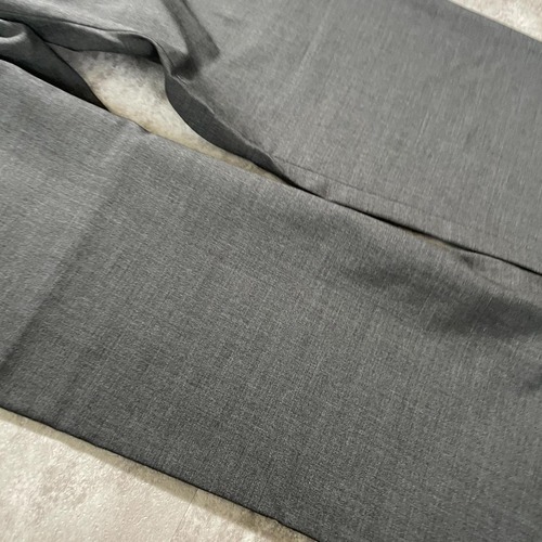 90s ARMANI COLLEZIONI wool black slacks 詳細写真11