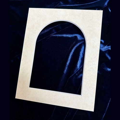 ARTs*LABo インチサイズ額用マット[ アーチ窓・スモーキーモス]