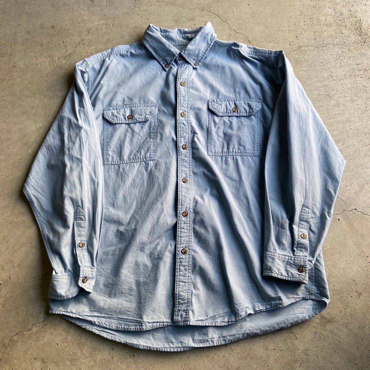 Carhartt カーハート 長袖 コットンシャツ メンズXL相当 古着 ライト