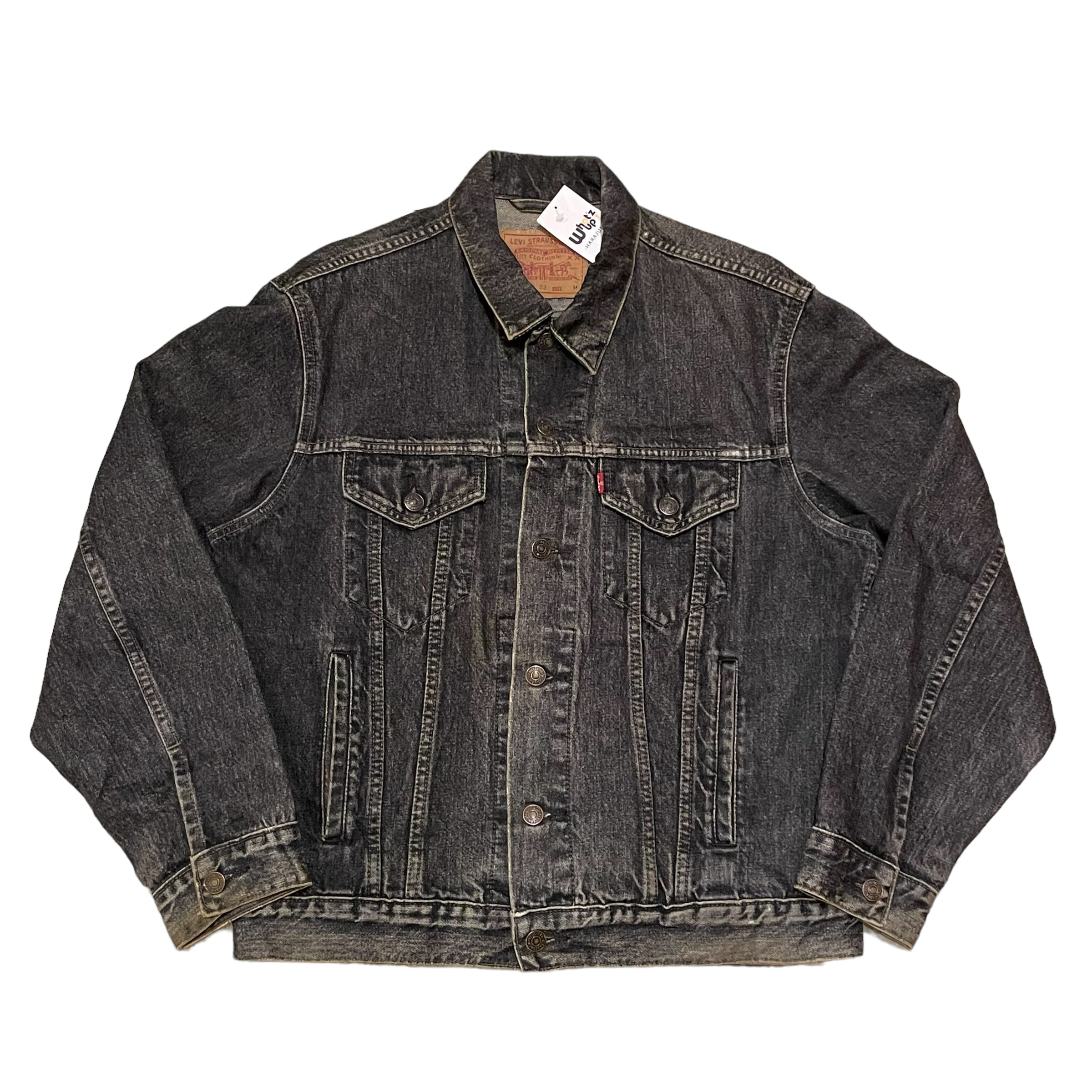 超美品80s 90s 70503 levi's black denim jacket - Gジャン/デニム