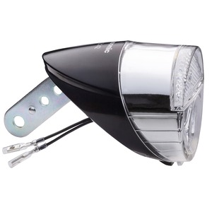 【在庫処分】パナソニック(Panasonic) LED ハブダイナモ専用ライト 1線式、2線式ハブダイナモ対応 兼用モデル 自転車 シルバー/ブラック W59×D79×H62mm NSKL142