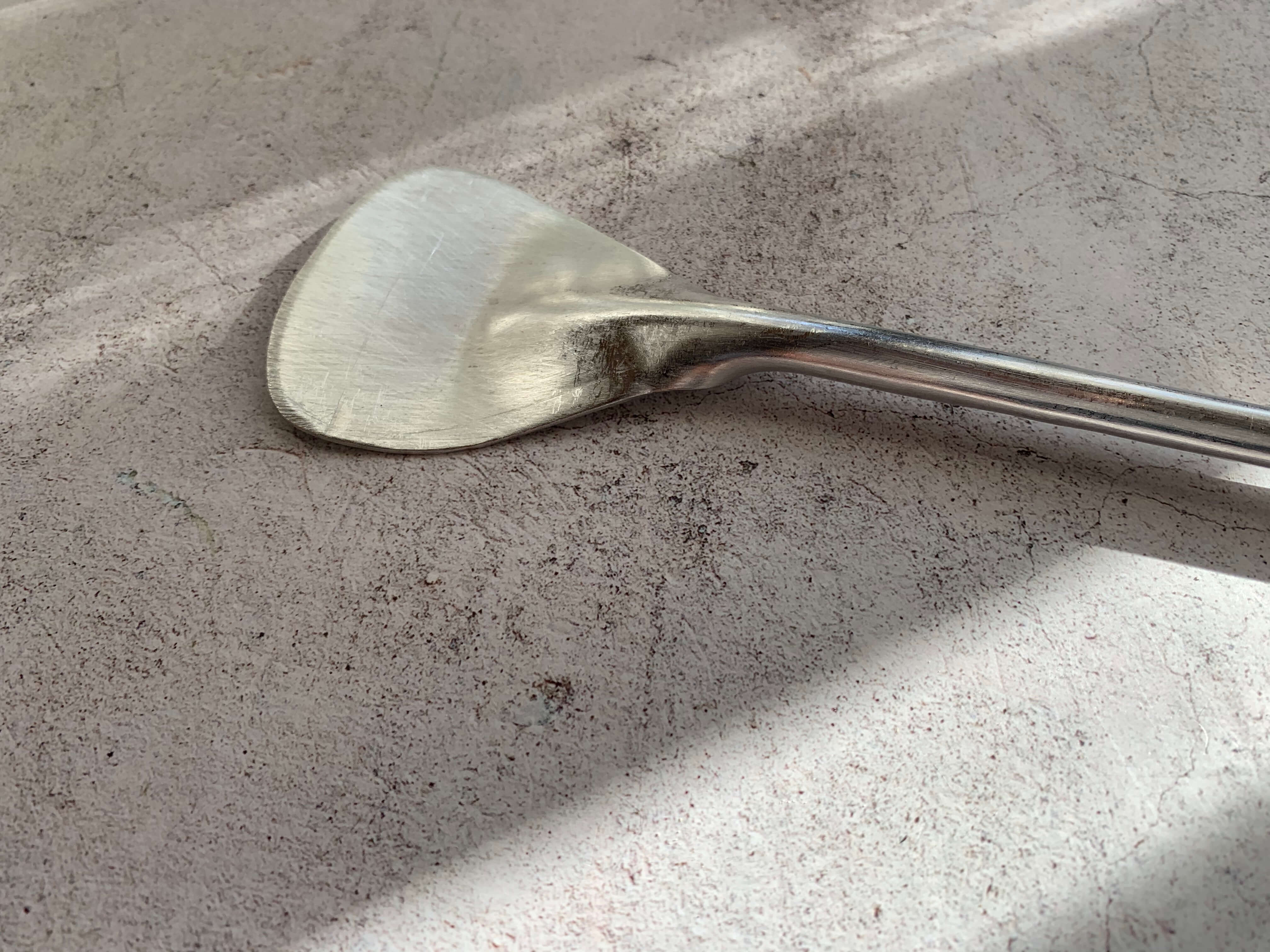 アルミのスパチュラ