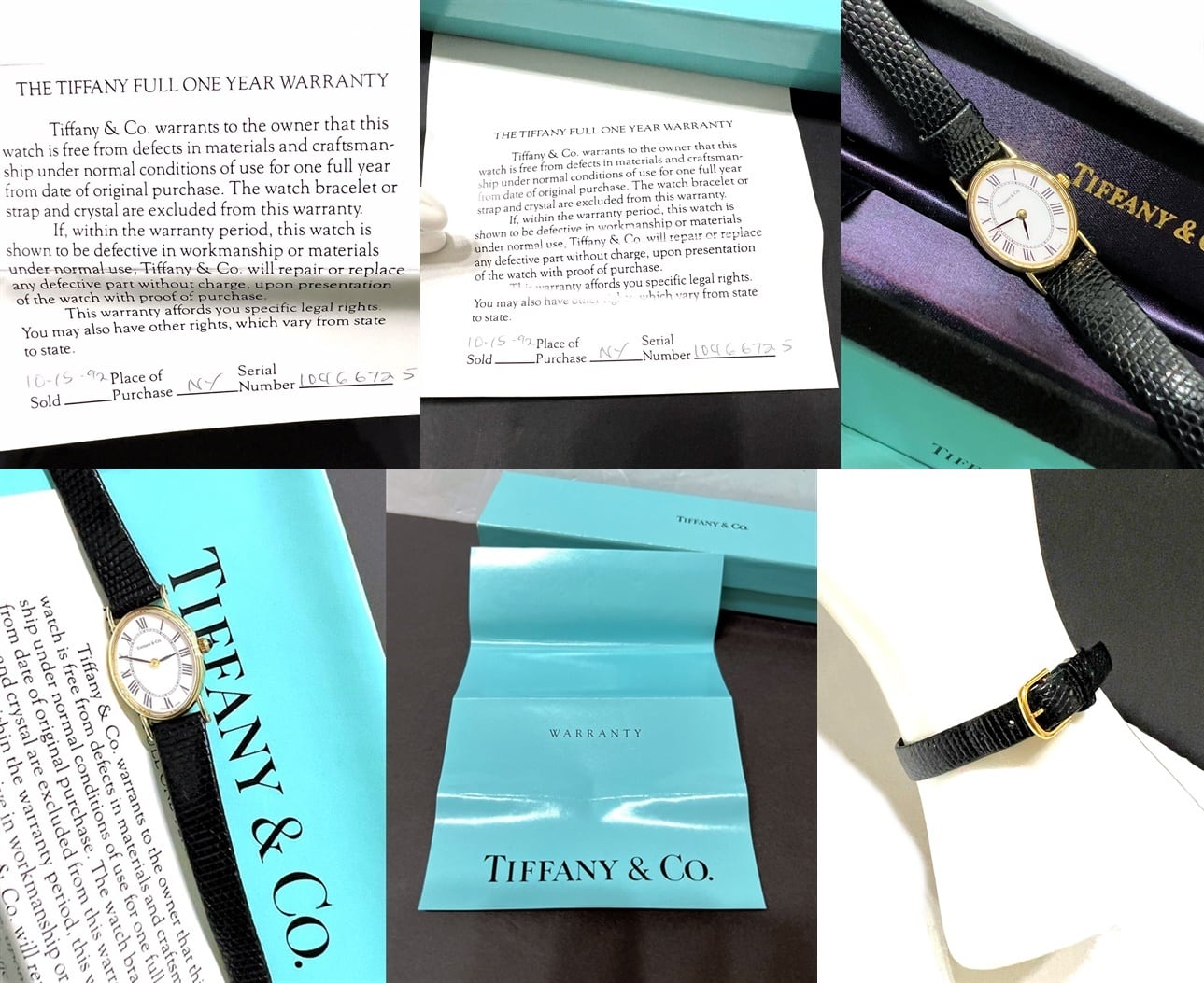 TIFFANY 保証書 ケース付き ティファニー クラシック オーバル 14K YG