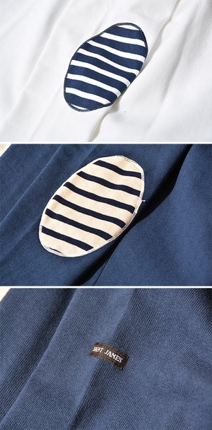 SAINT JAMES(セントジェームス)ウエッソン無地エルボーパッチ(13JC OUES.COUD.R)全2色