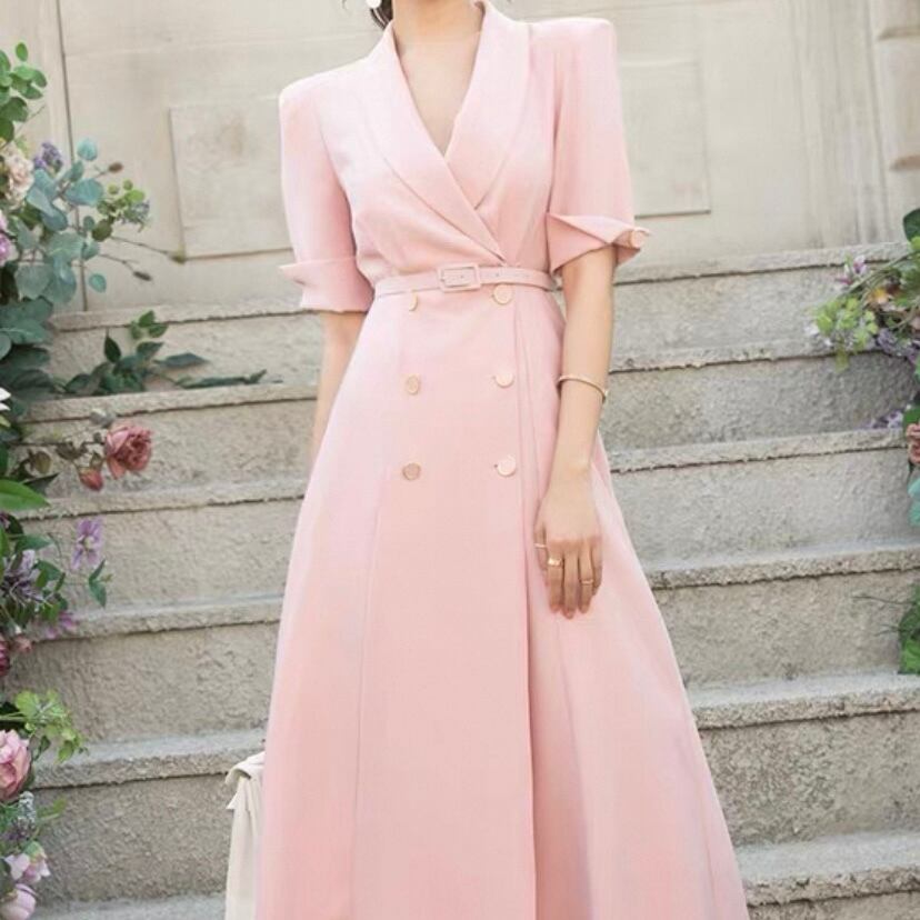 夏新作通勤プロフェッショナルスーツドレス YH8915