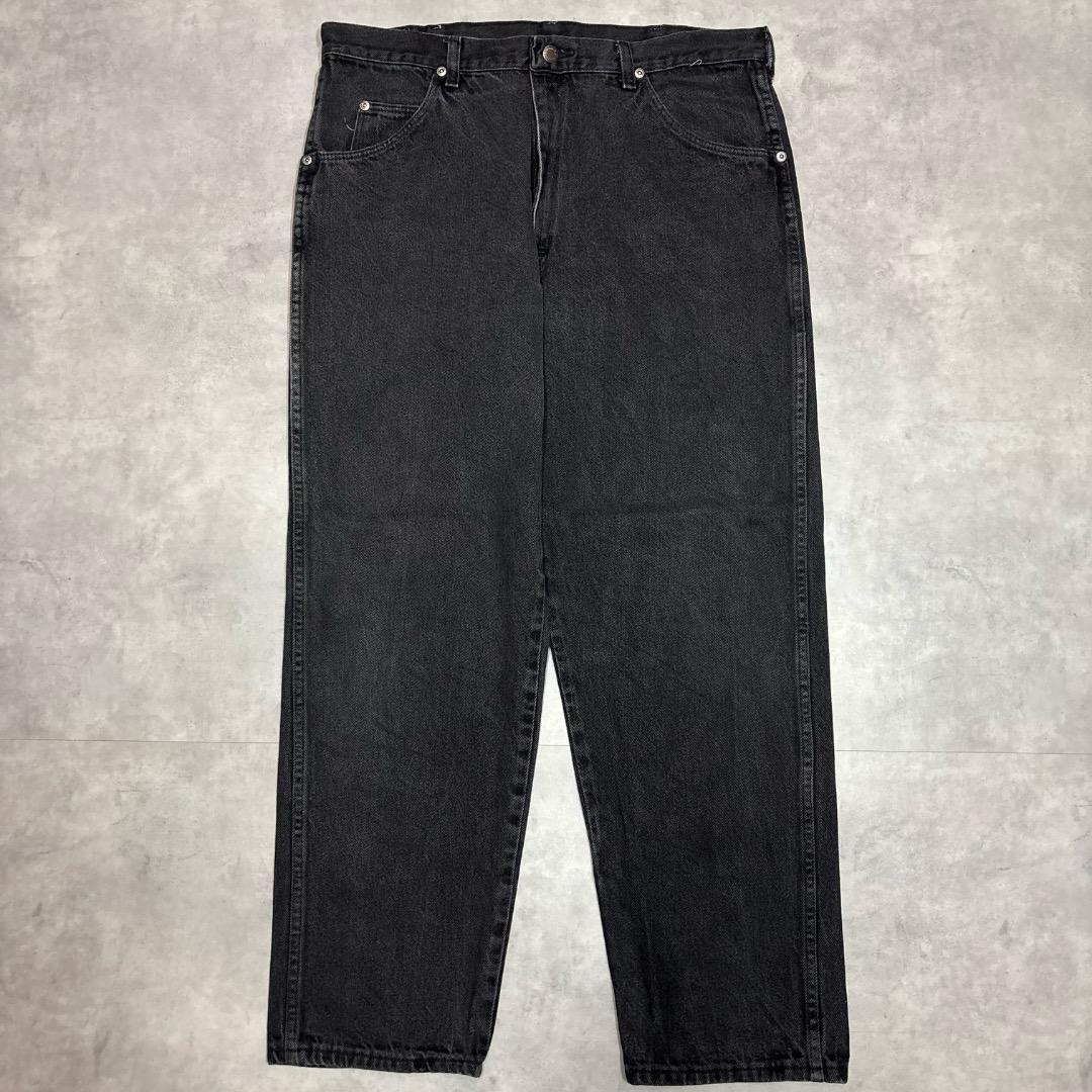 Wrangler ラングラー W36 ブラックデニム 古着 黒 20273