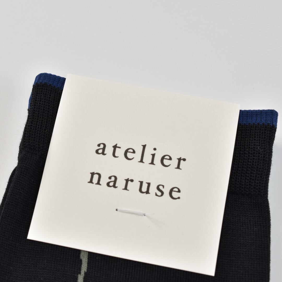 atelier naruse アトリエナルセ コットン ~シロツメクサ~ ハイソックス