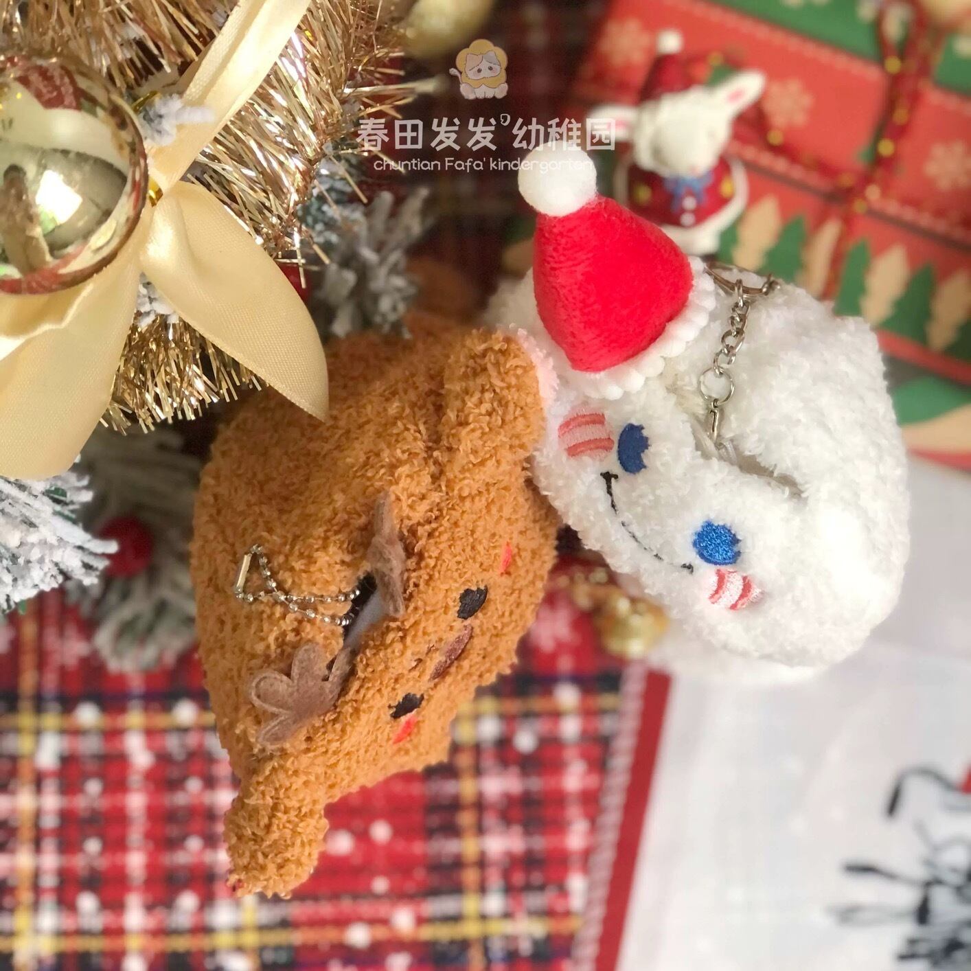 10cmぬい服】クリスマスケープのコーデ 着せ替えぬいぐるみ用 棉花娃娃