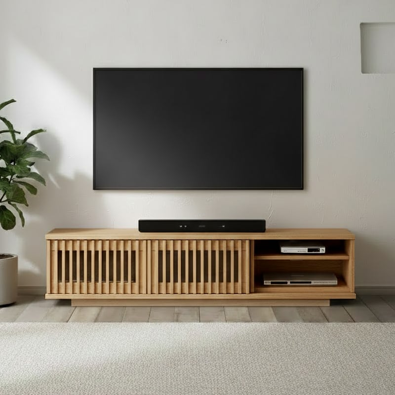 VALOAK テレビボード 幅180cm 日本製 完成品 ウォールナット無垢