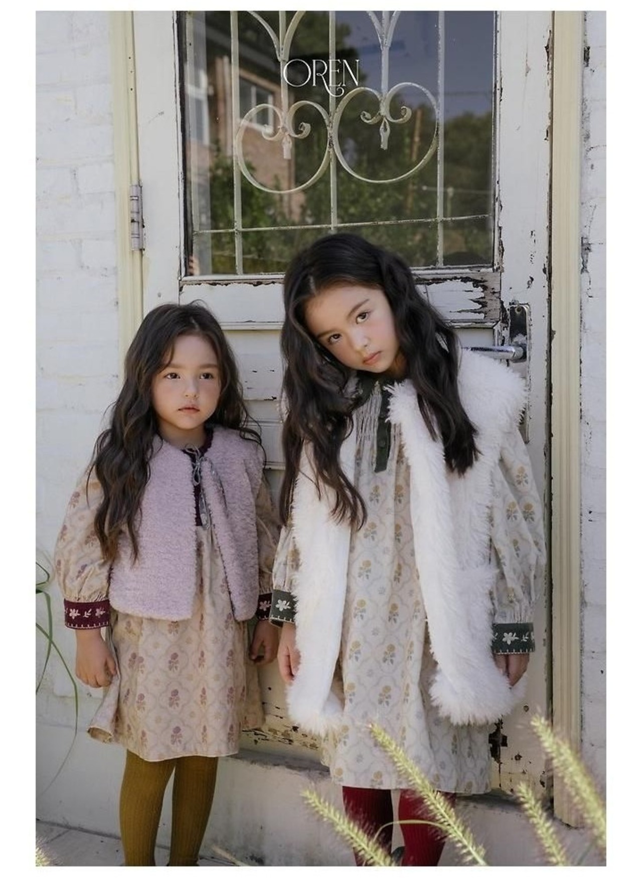 〖取寄〗韓国子供服 / 26winter / oren / ラベンダーベアベスト / キッズ *S~XL*
