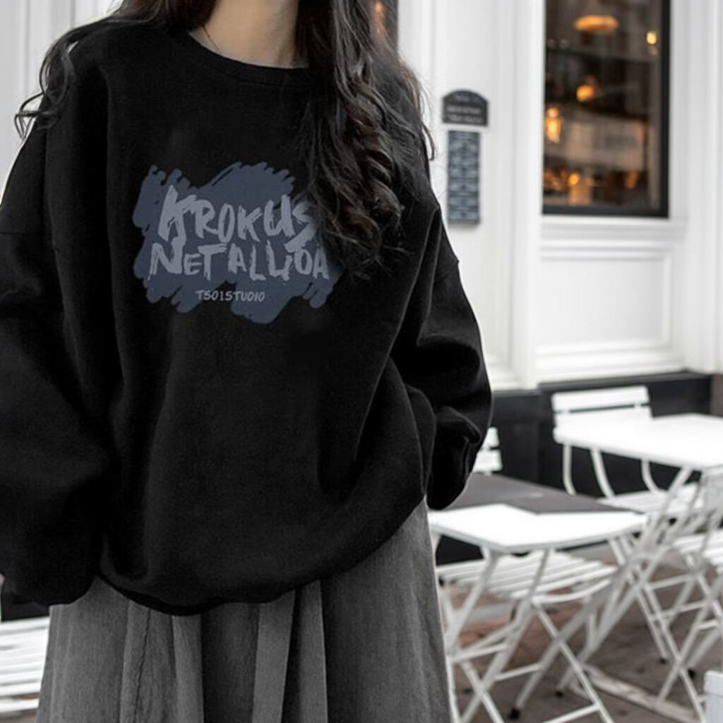 ビッグシルエットプリントトレーナー 00062