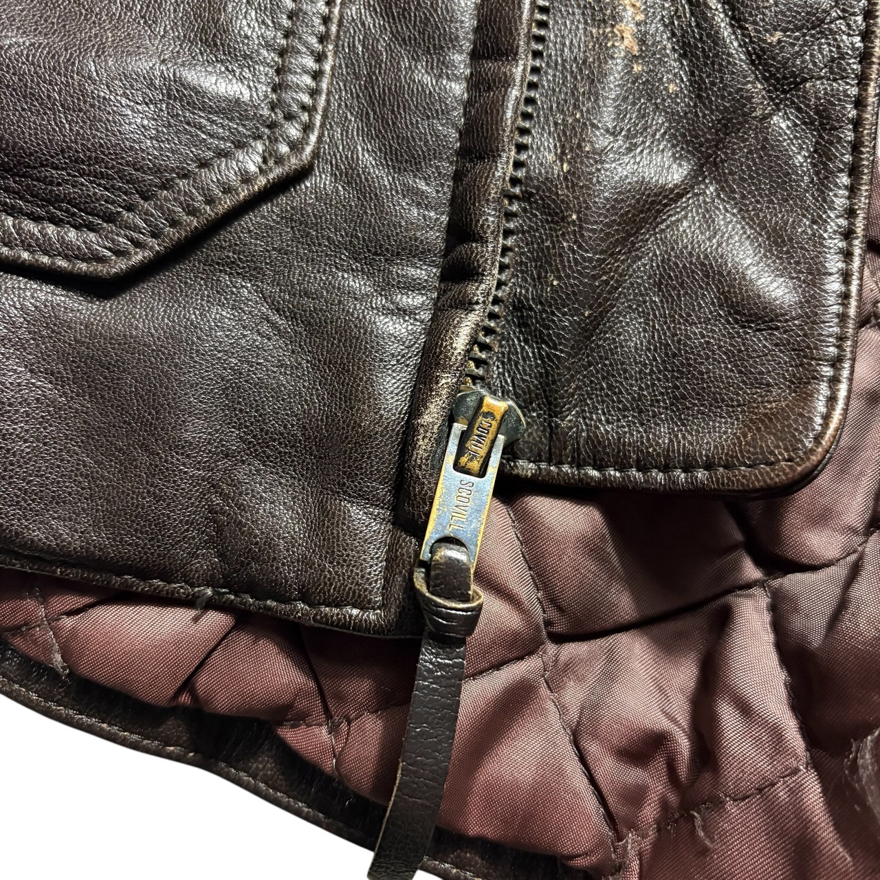 vintage 1980’s BANANA REPUBLIC leather sport jacket