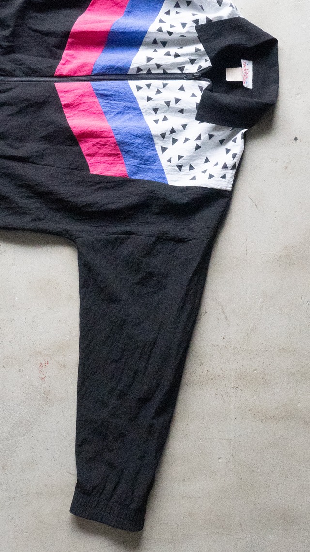 "U.S.A. SPORT CLUB" 1980s Zip blouson