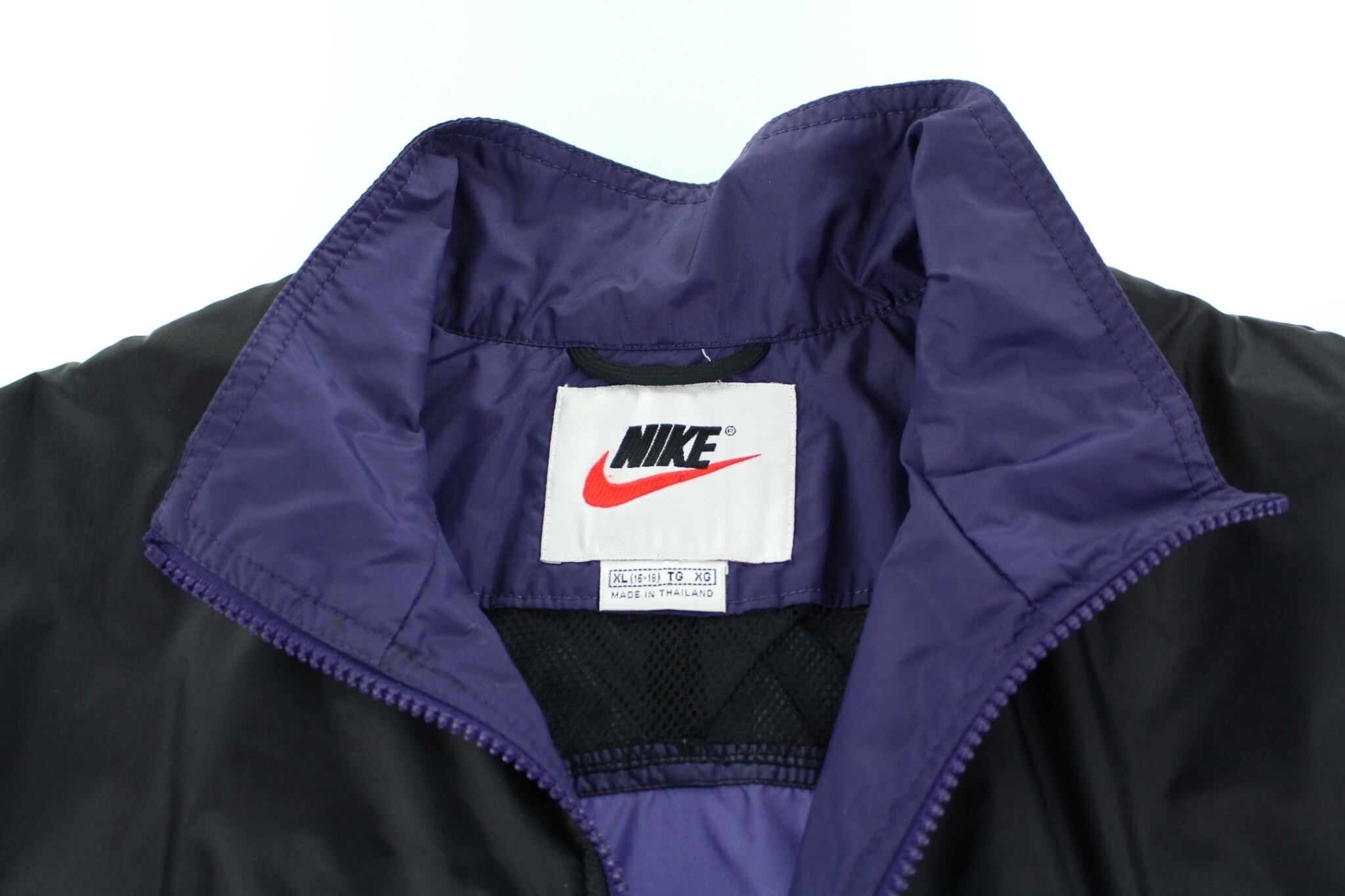 NIKE パープル×ブラック ナイロンジャケット【FF-7306】 | cv