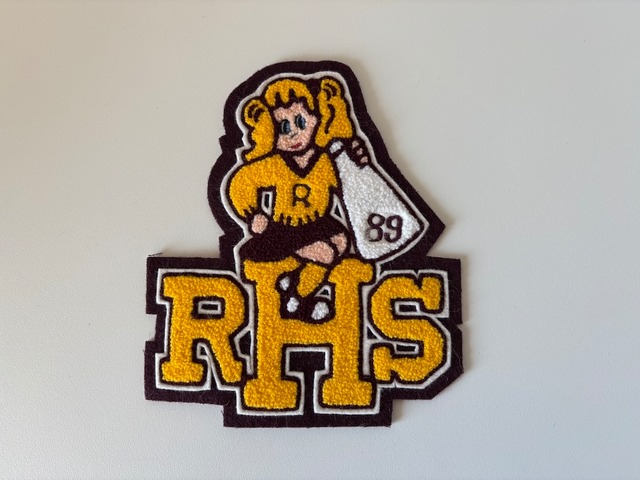 vintage Chenile patch / シェニールパッチ (チアガール / MISSY）