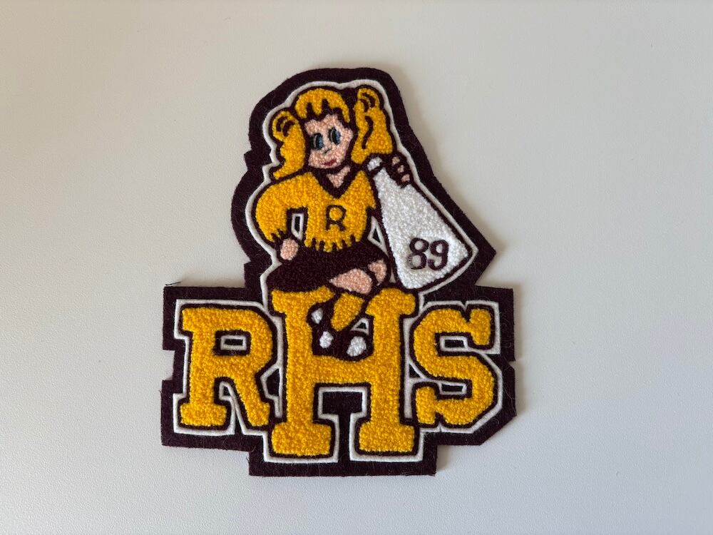 vintage Chenile patch / シェニールパッチ (チアガール / MISSY)