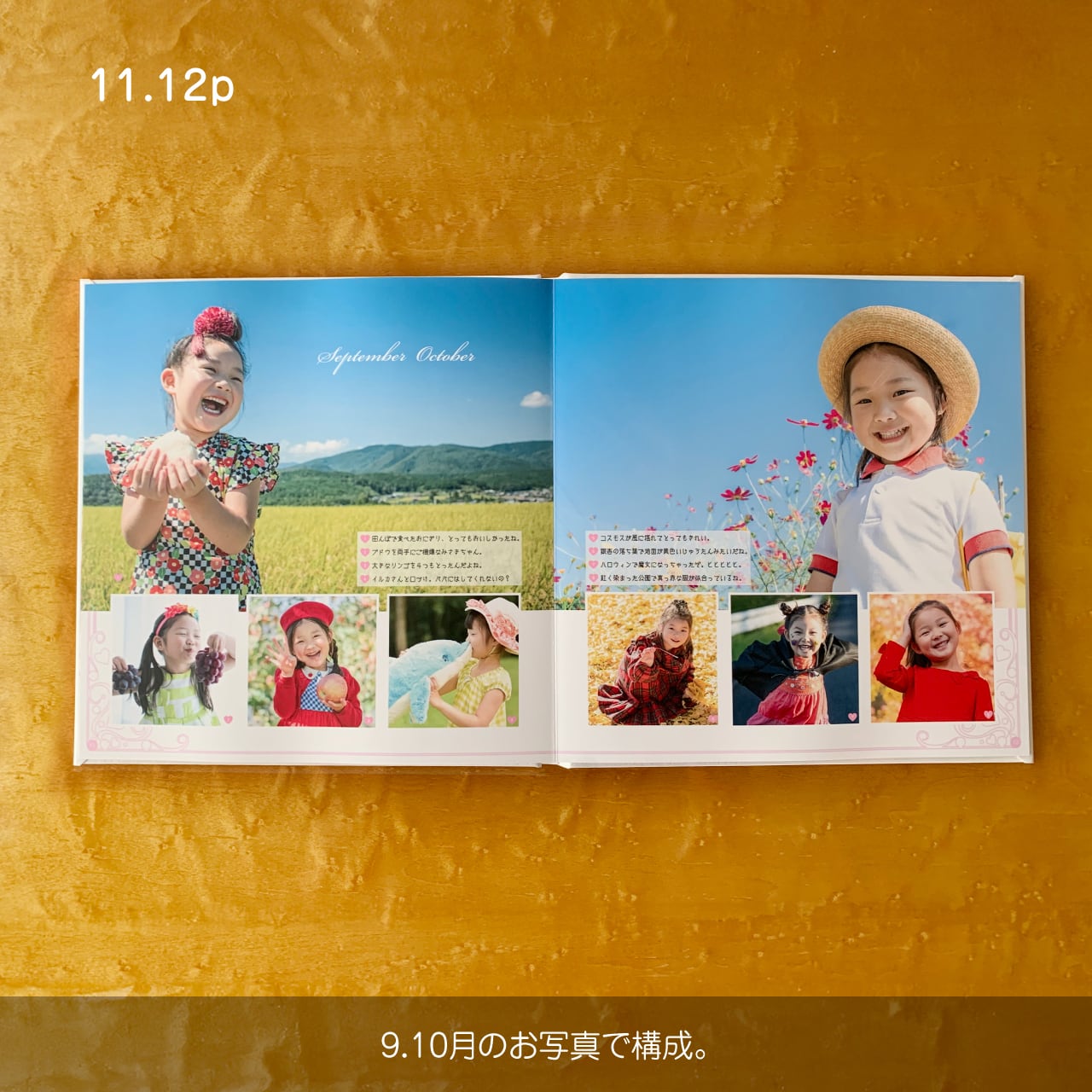 グローアップ・クロニクル】成長の軌跡 フォトブック / 洋風 | memento