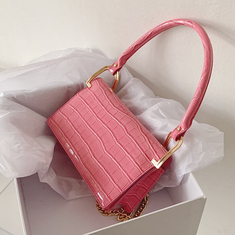 スタイルチェーン シングル ハンドバッグ メッセンジャーバッグ 手作りハンドバック62000550462