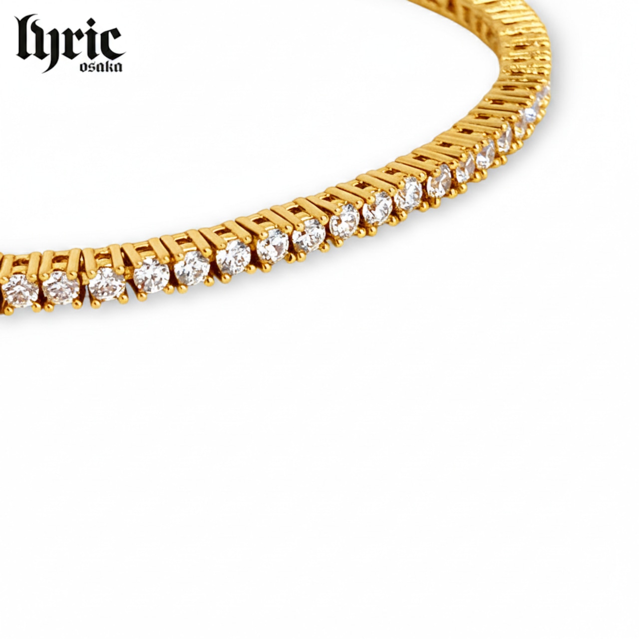 2mm luxury tennis bracelet gold