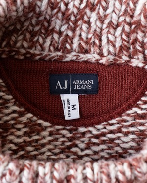 〈ARMANI〉High Neck Kint 1990's