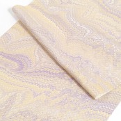 suminagashi リバーシブル半巾帯 〈flower shower〉