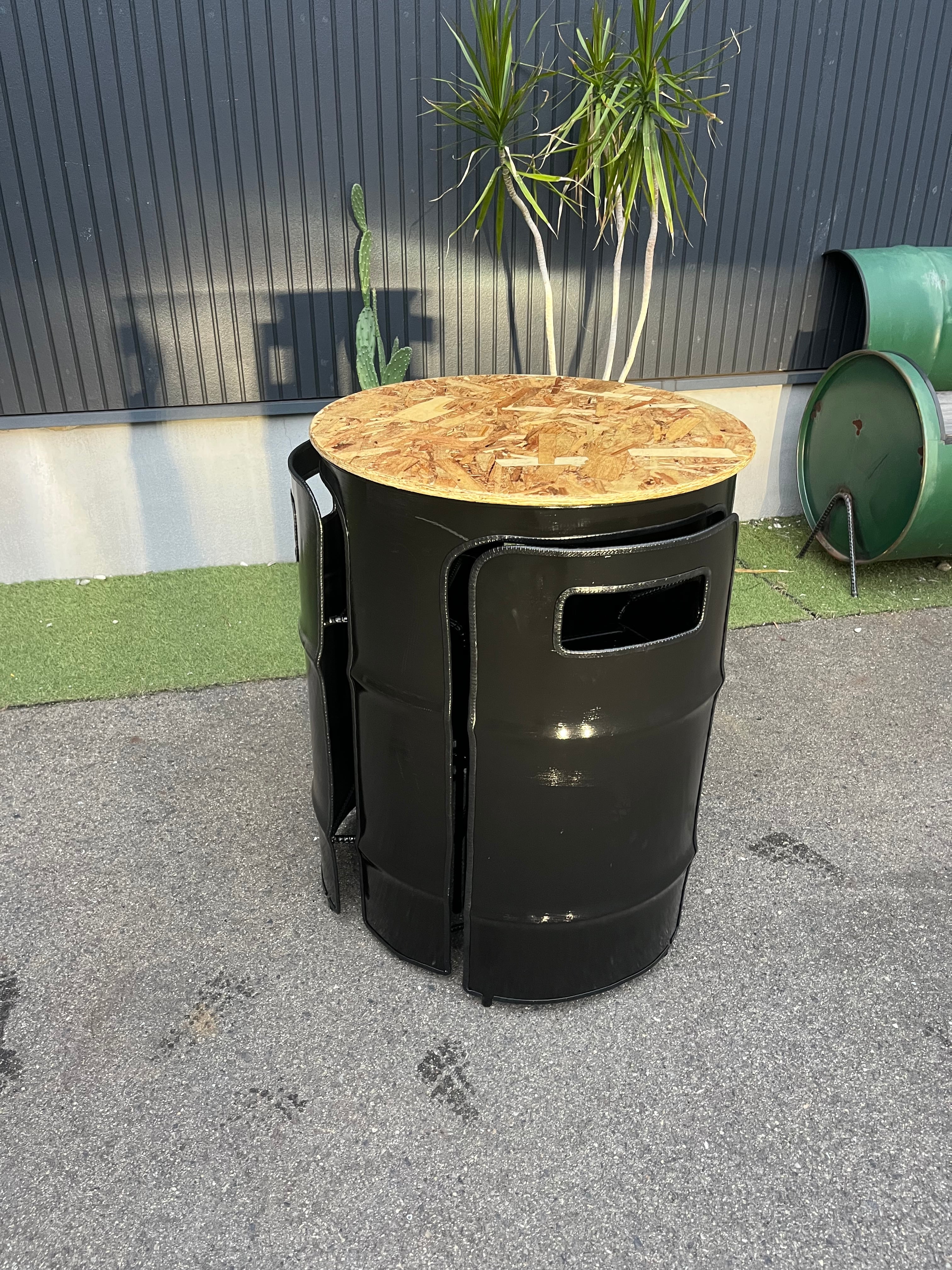 ドラム缶リメイクテーブル　三脚TYPE ドラム缶リメイクテーブル 三脚TYPE | Garage Brand SEA FLOWER