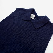 MAISON CARRÉE CASHMERE VEST "NAVY"