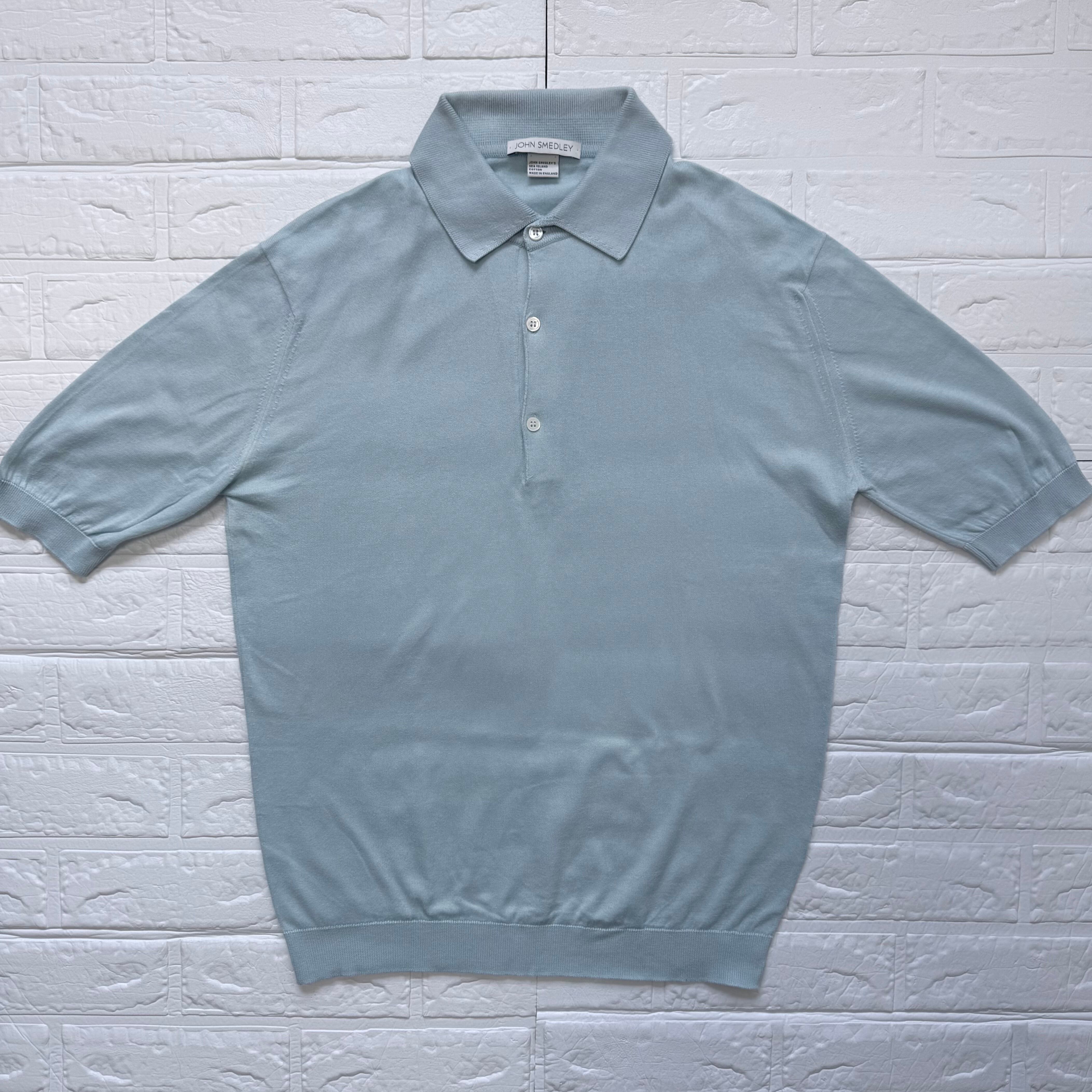 JOHN SMEDLEY 30ゲージ シーアイランドコットン 半袖 ニットポロシャツ