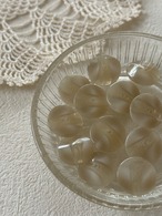 15mm Japanese ヴィンテージ ボタン ライトベージュ グラデーション 樹脂ボタン レトロ アクセサリーパーツ 装飾材 カルトナージュ