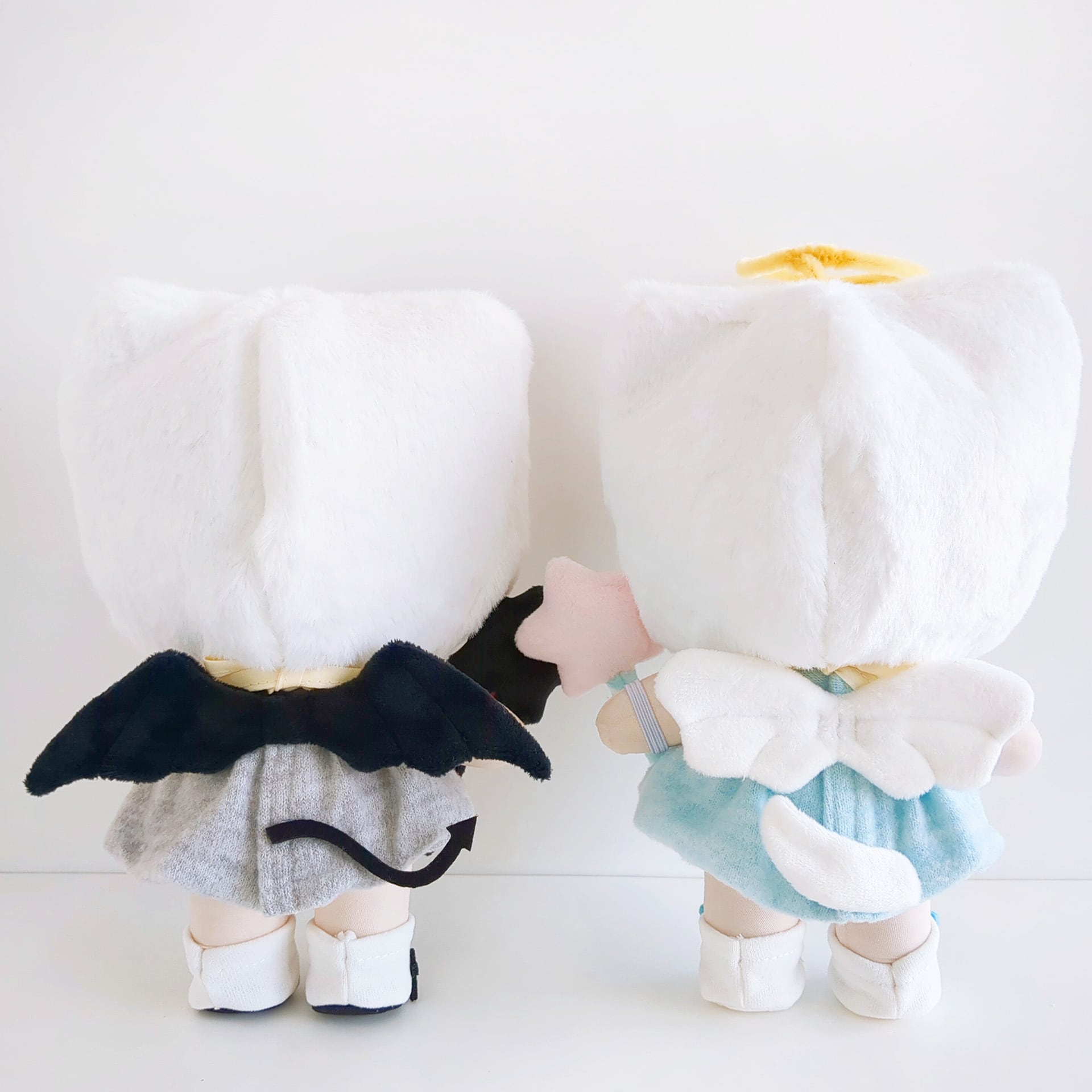 HW-1475【20cm】ふんわり悪魔と天使 | Little Closet │ ぬい服・ぬい