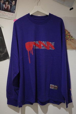 SUBWARE : DRIP L/S TEE SW26FW-005 C/# INDIGO SIZE XL