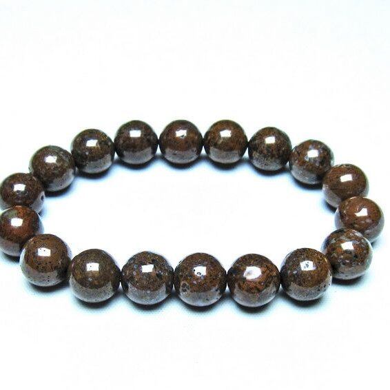 コンドライト ブレスレット サハラNWA869 隕石 12mm 一点物 199-884