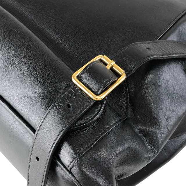 GUCCI グッチ バックパック ブラック バンブー レザー リュック vintage ヴィンテージ オールド 4u5xy4