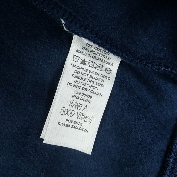 Size【XL】 STUSSY ステューシー 25SS STOCK LONDON ZIP HOOD NAVY