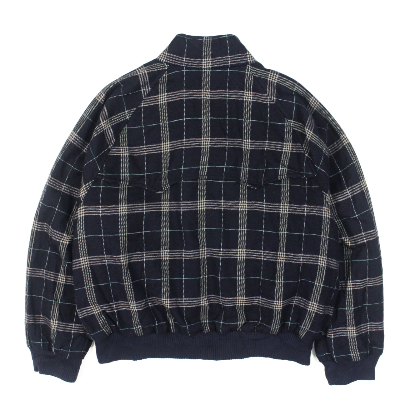 90s Polo Ralph Lauren Wool Plaid Harrington jacket ポロ ラルフローレン ウール ハリントン  ジャケット L ドリズラー スイングトップ